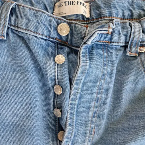 We The Free People Eden High Slouchy Flare Jeans Size 30 High Waist - Picture 10 of 15
